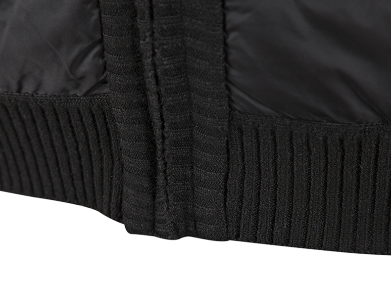 Hybrid Padded Jacket | Polyester & Knit | Lightweight and Warm