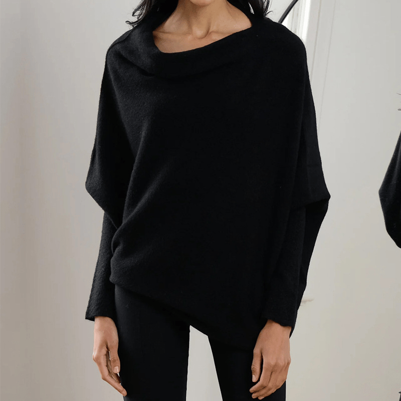 Off-Shoulder Loose-Fit Sweater | Chic & Relaxed | Versatile Style