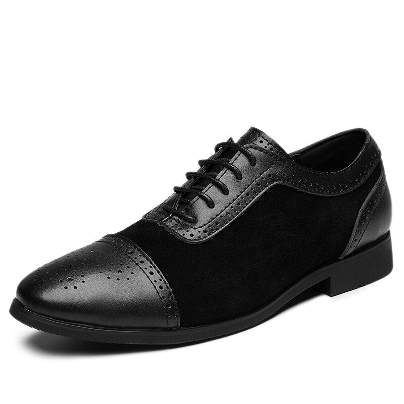 Classic Oxford Dress Shoes | PU Leather | Formal and Stylish