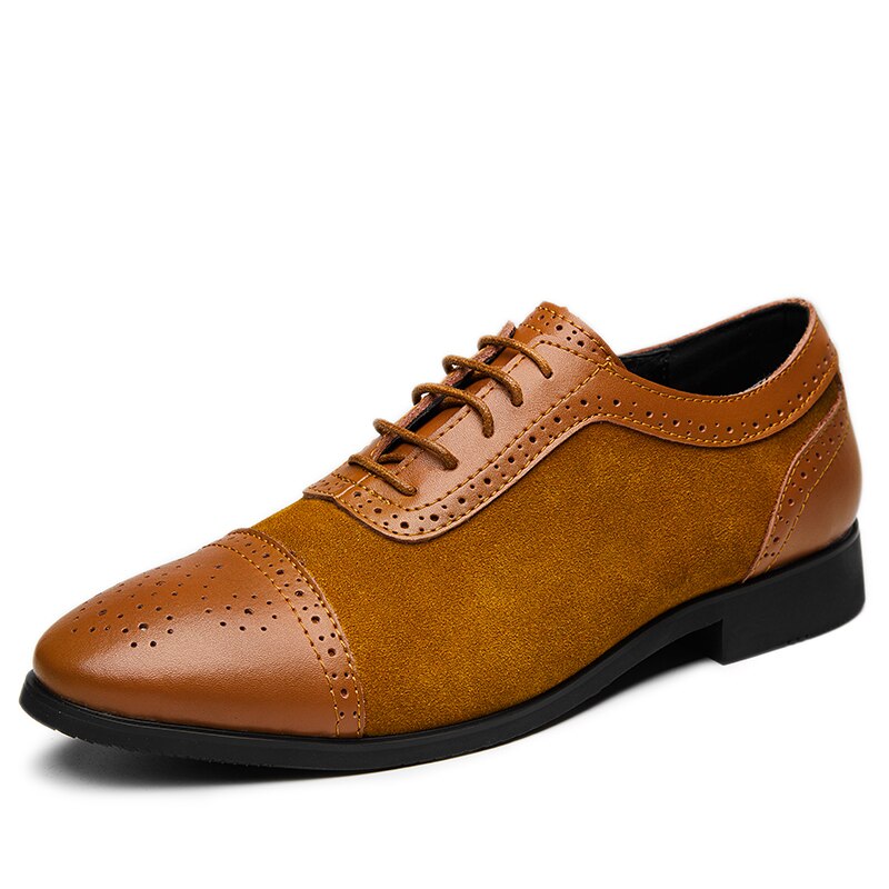 Classic Oxford Dress Shoes | PU Leather | Formal and Stylish