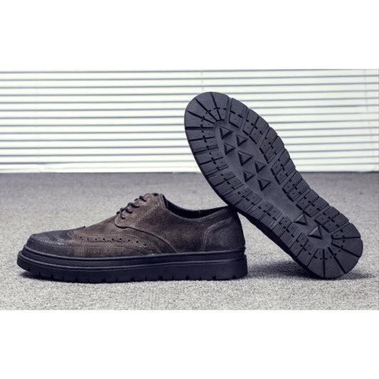 Faux Suede Casual Shoes | Durable Sole | Timeless Design