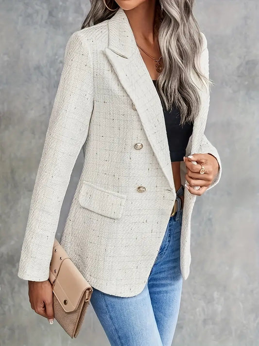 Stylish Tweed Blazer for Women, Perfect for Any Occasion