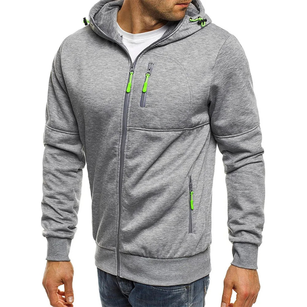 Zip-Up Hoodie | Cotton Blend | Comfortable and Functional