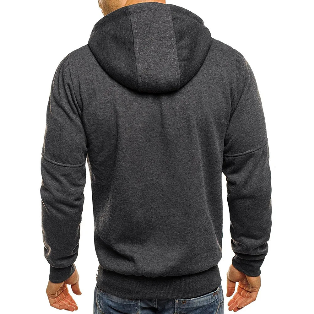 Zip-Up Hoodie | Cotton Blend | Comfortable and Functional