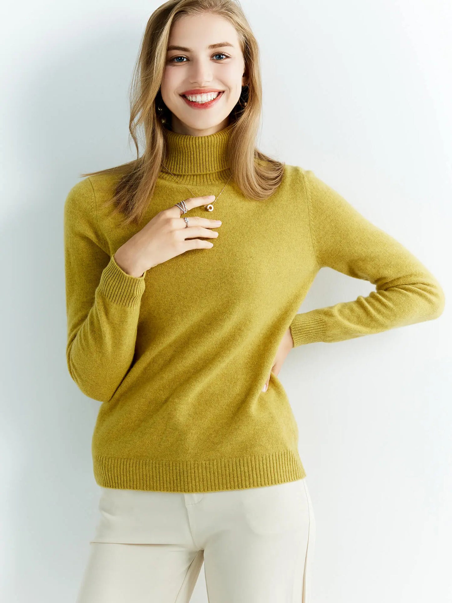 Cashmere Turtleneck Sweater | Ultra-Soft &amp; Timeless | Perfect for Cold Days