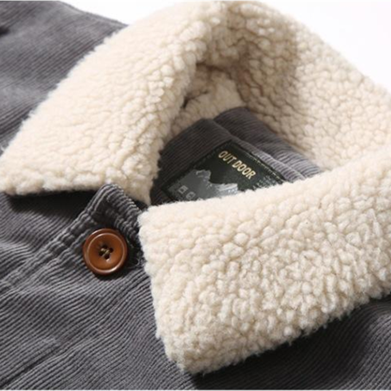 Sherpa-Lined Corduroy Jacket | Warm & Durable | Classic Design