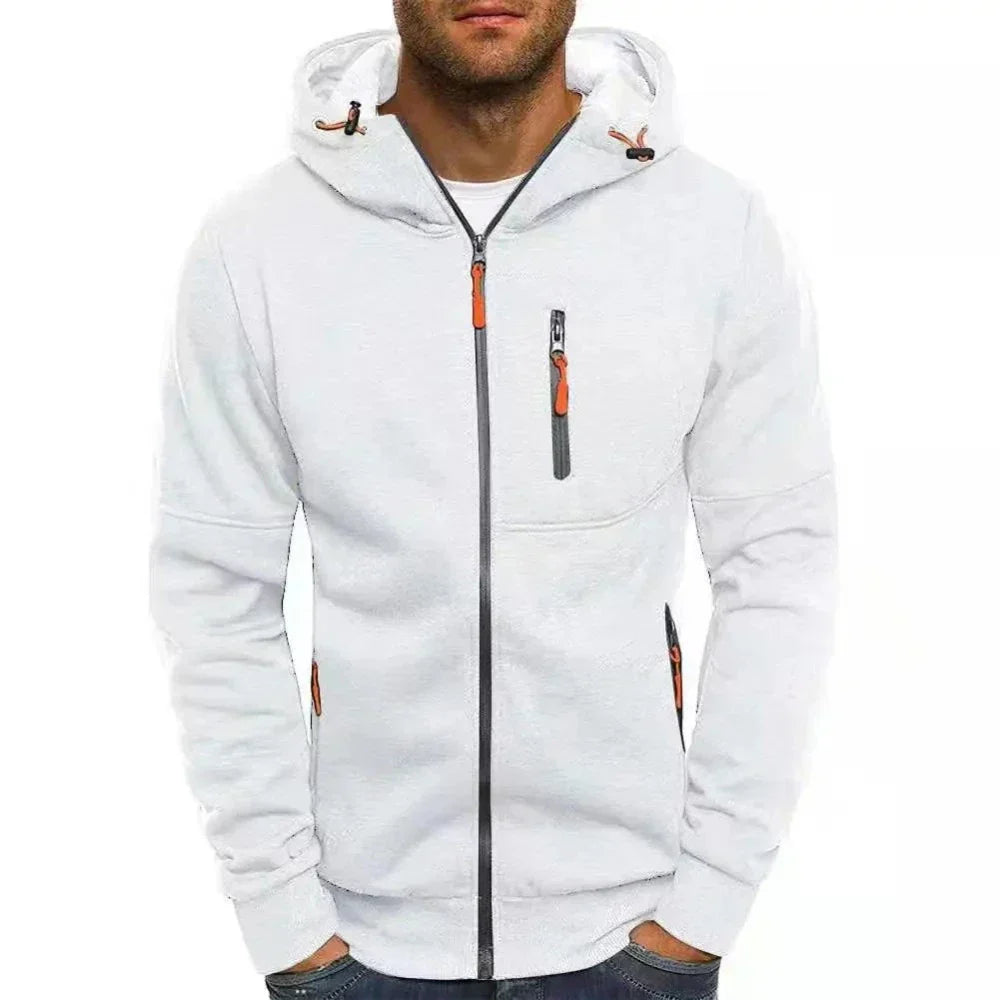 Zip-Up Hoodie | Cotton Blend | Comfortable and Functional