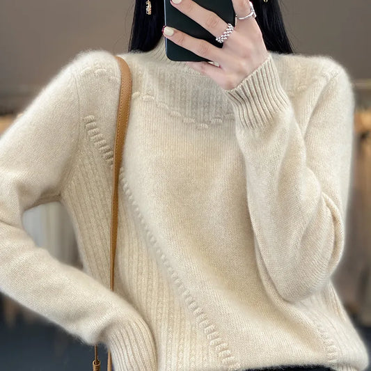 Soft Knit Sweater | Cozy | Elegant Textured Design