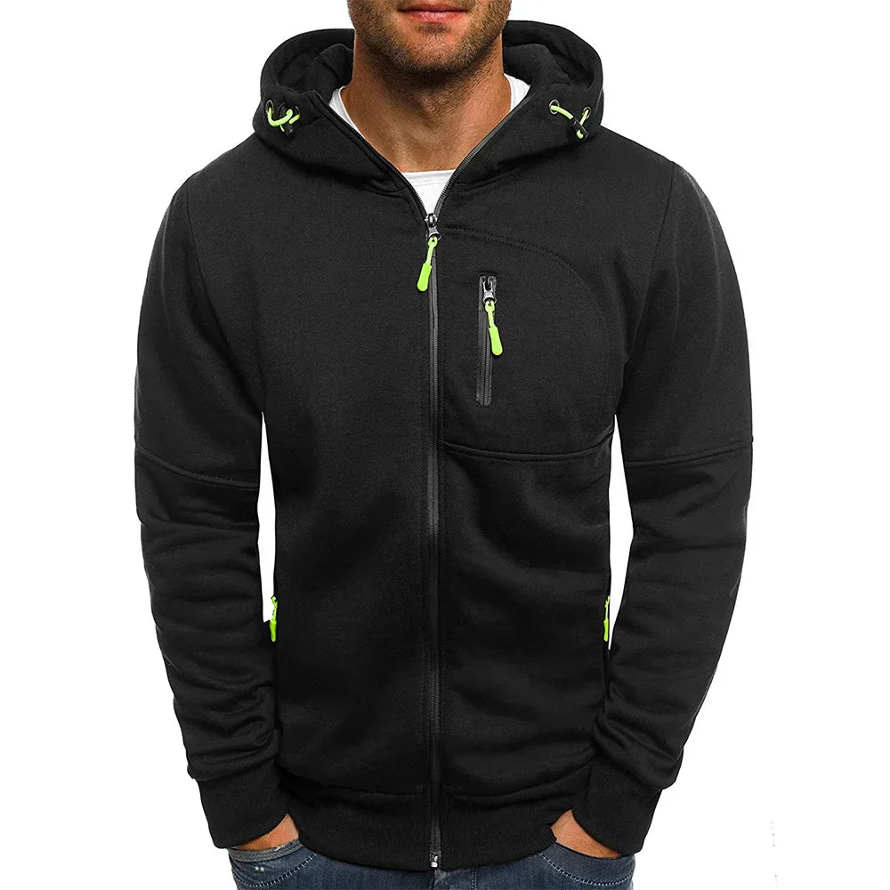 Zip-Up Hoodie | Cotton Blend | Comfortable and Functional