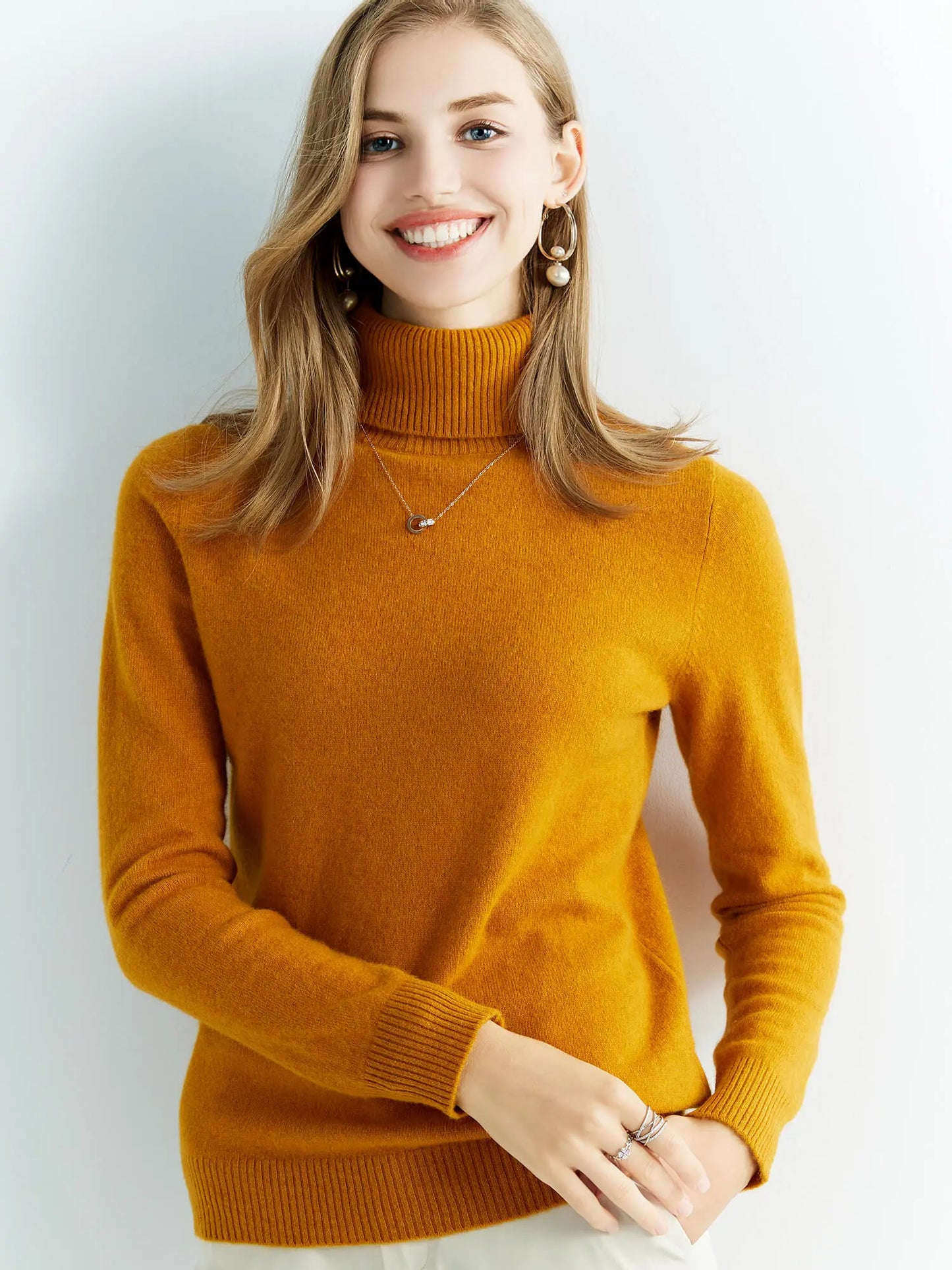 Cashmere Turtleneck Sweater | Ultra-Soft &amp; Timeless | Perfect for Cold Days