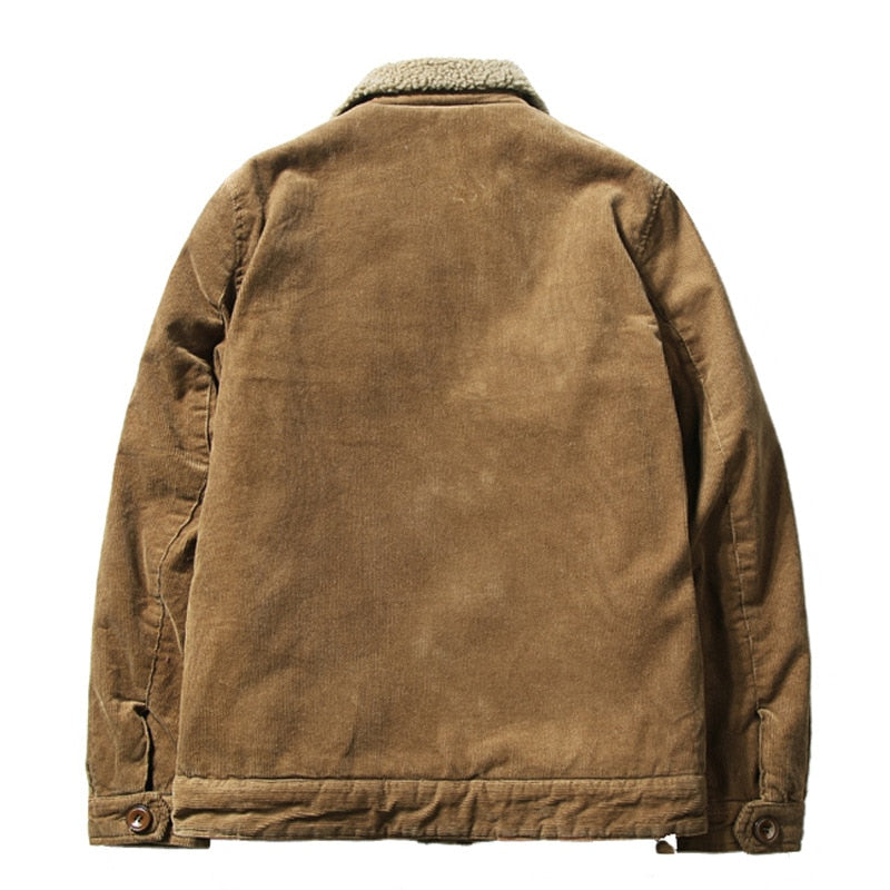 Sherpa-Lined Corduroy Jacket | Warm & Durable | Classic Design