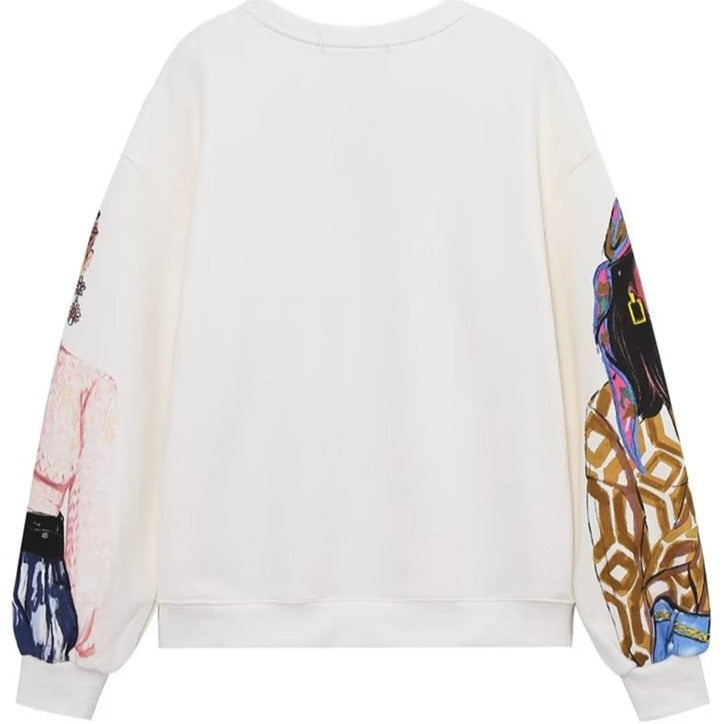 Artistic Graphic Sweatshirt | Bold & Unique | Comfortable Fit