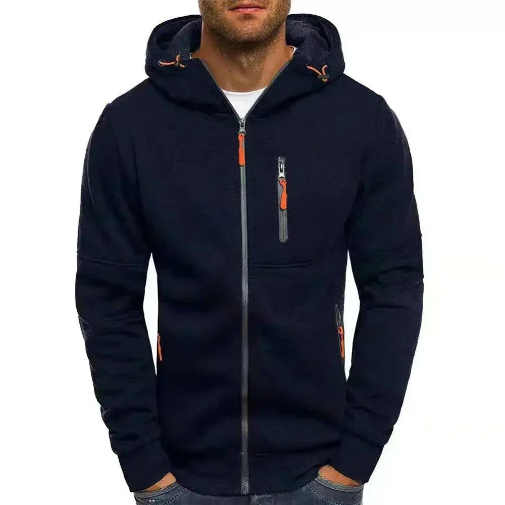 Zip-Up Hoodie | Cotton Blend | Comfortable and Functional