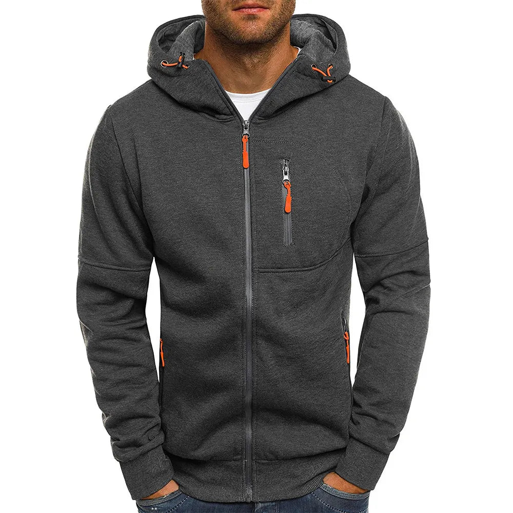 Zip-Up Hoodie | Cotton Blend | Comfortable and Functional