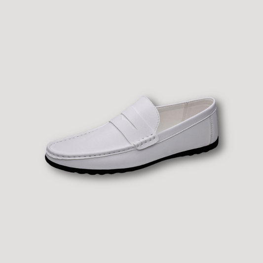 Classic White Loafers | Timeless Design | Comfortable Fit