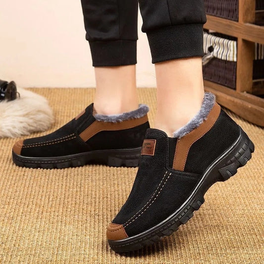 Fleece-Lined Slip-On Boots | Warm and Durable | Winter Comfort