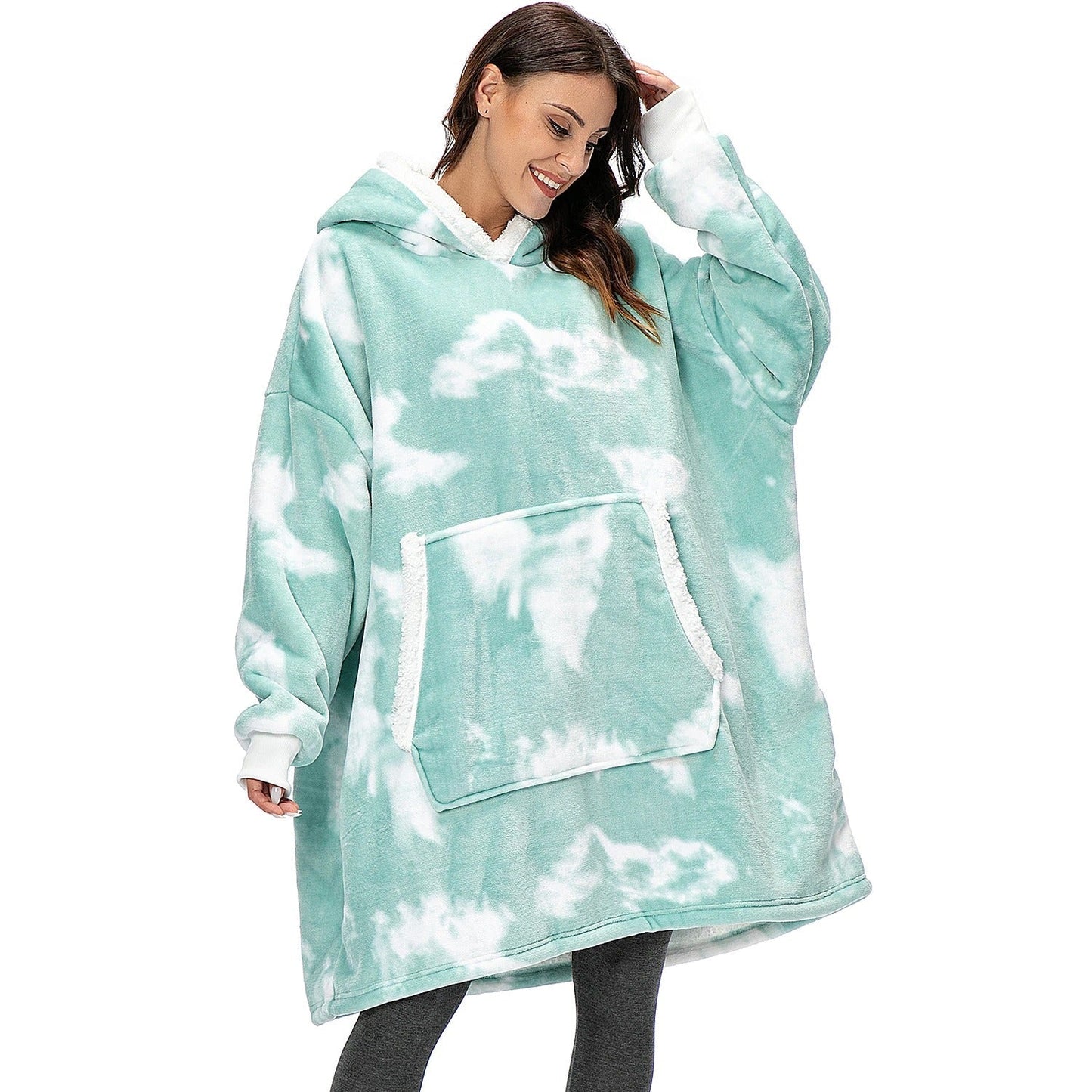 Oversized Hoodie Blanket | Sherpa Fleece | Ultra Cozy