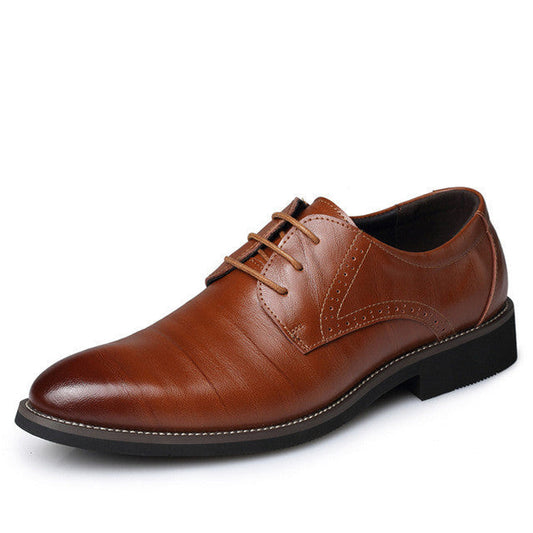 Lace-Up Dress Shoes | Faux Leather | Timeless Elegance